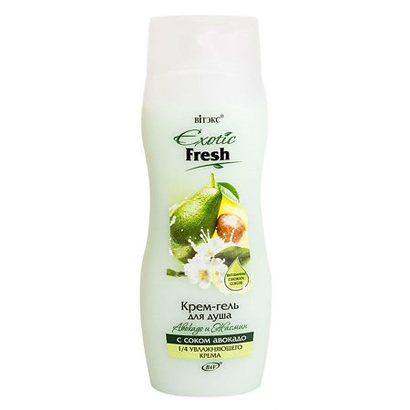Изображение товара Vitex Exotic Fresh Juice Крем-гель для душа Авокадо и Жасмин 500 мл 1 шт