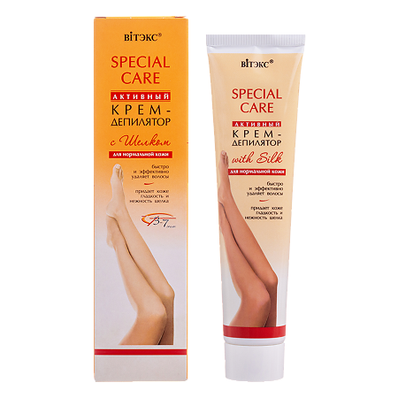 Vitex Крем-депилятор активный с шелком 120 мл 1 шт
