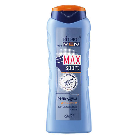 Vitex Max Sport Гель-душ  для мытья волос и тела 400 г 1 шт