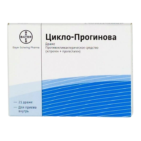 Цикло-прогинова набор таблеток покрыт.об 0,5 мг+2 мг и 2 мг 21 шт