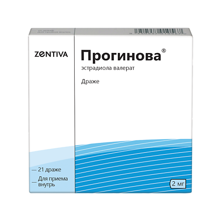 Изображение товара Прогинова драже 2 мг 21 шт