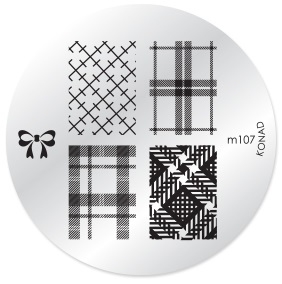 Изображение товара Печатная форма (диск) для маникюра Konad image plate M107 1 уп