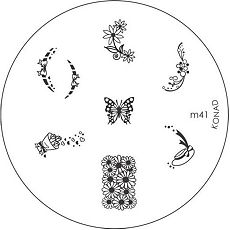 Купить Печатная форма (диск) для маникюра Konad image plate M41 1 уп цена