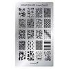 Пластины прямоугольные для маникюра Konad Square Image Plate01 1 уп