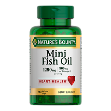 Купить Nature's Bounty Mini Fish Oil Omega-3/Рыбий Жир Мини Омега-3 900 мг капсулы массой 971 мг 90 шт цена