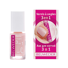 Изображение товара Belweder Лак для ногтей 3 в 1, 8 мл 1 шт
