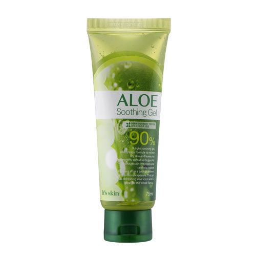 It's Skin Aloe 90% Soothing Gel 75ml. Skin Soothing Aloe Gel. Алоэ гель с гиалуроновый для лица.