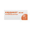 Кардикет таблетки пролонг действия 40 мг 20 шт