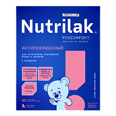 Купить Nutrilak Premium Антирефлюксный Смесь молочная сухая 0-12 мес. 350 г 1 шт цена