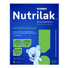 Купить Nutrilak Premium Кисломолочный Смесь сухая адаптированная 0-12 мес. 350 г 1 шт цена