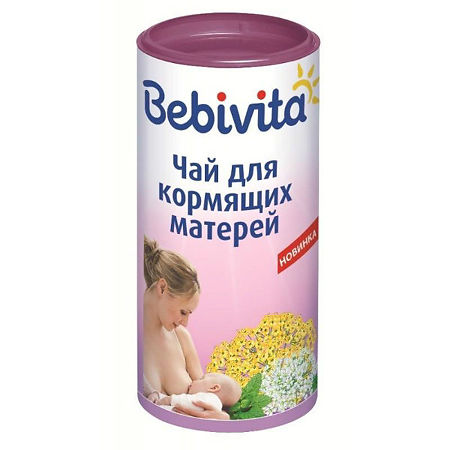 Чай Бэбивита (Bebivita) гранулированный детский Для кормящих матерей 200 г 1 шт