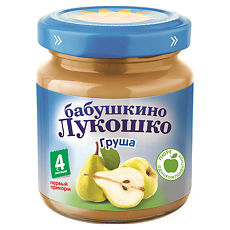 Купить Пюре Бабушкино Лукошко груша с 4 мес. 100 г 1 шт цена