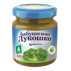 Купить Пюре Бабушкино Лукошко брокколи с 4 мес. 100 г 1 шт цена