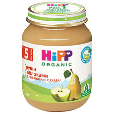 Купить Пюре Hipp груши с яблоками с 5 мес. 125 г 1 шт цена