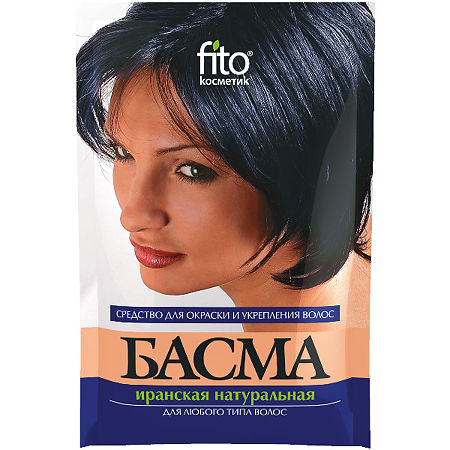 Изображение товара Фитокосметик Басма иранская натуральная 25 г 1 шт