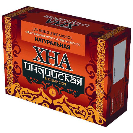 Изображение товара Индийская натуральная хна высшего сорта 125 г для окрашивания и укрепления волос