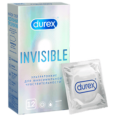 Изображение товара Презервативы Durex Invisible ультратонкие 12 шт