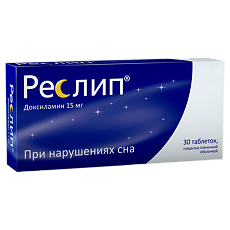 Купить Реслип таблетки покрыт.плен.об. 15 мг 30 шт цена