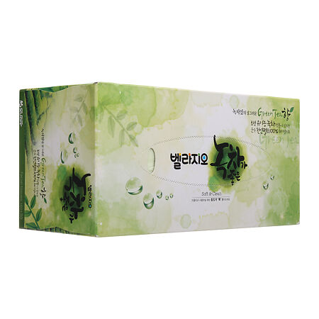 Салфетки Monalisa для лица бумажные с экстрактом зеленого чая Bellagio Green Tea 210 шт