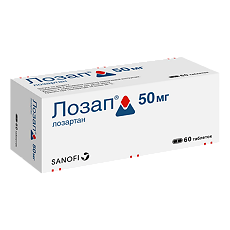 Купить Лозап таблетки покрыт.плен.об. 50 мг 60 шт цена