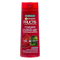 Купить Garnier Fructis Шампунь укрепляющий Годжи стойкий цвет 400 мл 1 шт цена