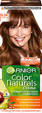 Изображение товара Garnier Color Naturals Краска для волос 6.34 Карамель 110 мл 1 шт