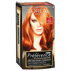 Купить Loreal Paris Стойкая краска для волос Preference Feria 74 Манго интенсивный медный 1 шт цена