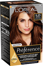 Купить Loreal Paris Стойкая краска для волос Preference 5.25 Антигуа каштановый перламутровый 1 шт цена