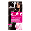 Loreal Краска-уход для волос без аммиака Casting Creme Gloss 200 Черный кофе 1 шт