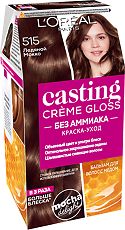 Купить Loreal Краска-уход для волос без аммиака Casting Creme Gloss 515 Морозный шоколад 1 шт цена