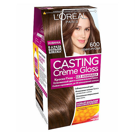 Loreal Краска для волос Casting Creme Gloss 600 Темно-русый 1 шт