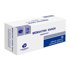 Купить Мемантин Канон таблетки покрыт.плен.об. 20 мг 30 шт цена