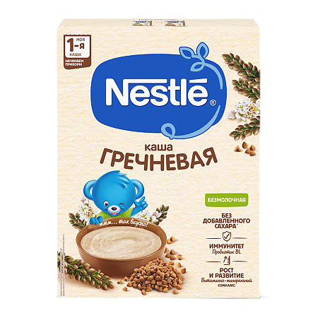 Каша Nestle гречневая безмолочная с 4 месяцев 200 г 1 шт