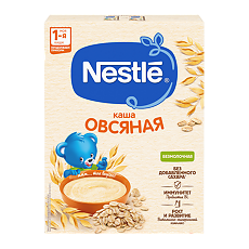 Купить Каша Nestle овсяная безмолочная с 5 месяцев 200 г 1 шт цена