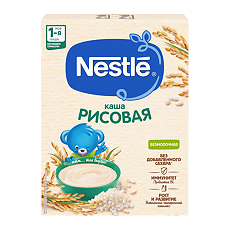 Купить Каша Nestle рисовая безмолочная с 4 месяцев 200 г 1 шт цена