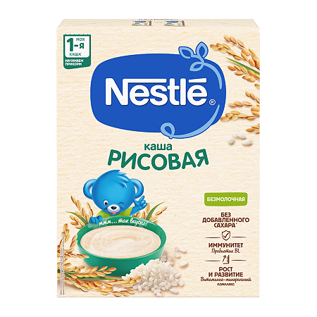 Каша Nestle рисовая безмолочная с 4 месяцев 200 г 1 шт