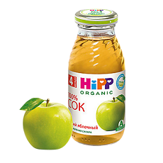 Купить Сок Hipp мягкий яблочный 4 мес. 200 г 1 шт цена