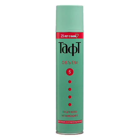 Изображение товара Taft Лак для волос объем мегафиксации 225 мл - надежная фиксация до 48 часов