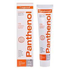 Купить Compliment Panthenol Пантенол Гель охлаждающий для наружного применения 75 мл 1 шт цена