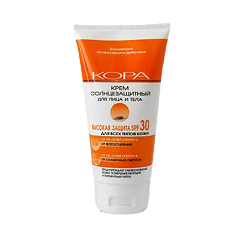 Купить KORA Крем солнцезащитный для лица и тела SPF30 150 мл 1 шт цена