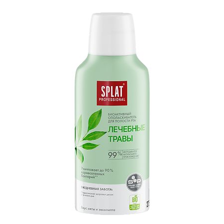 Splat Professional Ополаскиватель для полости рта Лечебные травы 275 мл 1 шт