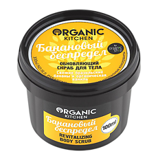 Купить Скраб обновляющий для тела Organic Kitchen Банановый беспредел 100 мл 1 шт цена