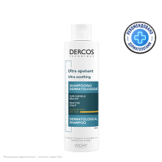 Купить Vichy Dercos Ultra Шампунь-уход успокаивающий без сульфатов для сухих волос 200 мл 1 шт цена