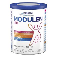 Купить Modulen IBD (Модулен АйБиДи) лечебная смесь при болезни Крона и ВЗК для детей с 5 лет и взрослых 400 г 1 шт цена
