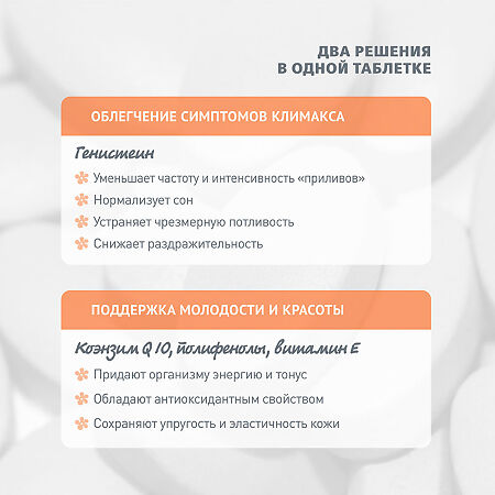 Гинокомфорт Климафемин таблетки массой 572 мг 20 шт