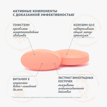 Гинокомфорт Климафемин таблетки массой 572 мг 20 шт