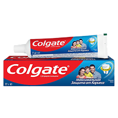Купить Colgate Зубная паста Максимальная защита от кариеса Свежая мята 50 мл 1 шт цена