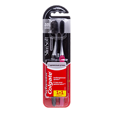 Купить Colgate Зубная щетка Шелковые нити с древесным углем мягкая 2 шт цена