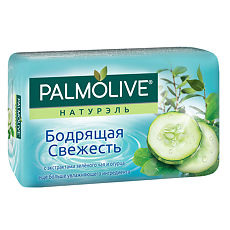 Купить Palmolive Мыло Бодрящая свежесть с экстрактом зеленого чая и огурца 90 г 1 шт цена