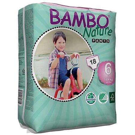 Подгузники-трусики Abena Bambo Nature для детей Pants XL 6 18 шт